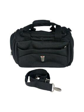 Delsey Helium Lite 300 Black Personal Bag Luggage ~ Model 17519 ~ 15" x 13" x 7"